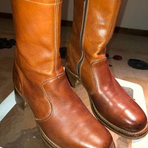 Levi's vintage western motorcycle zip boot Size 11
